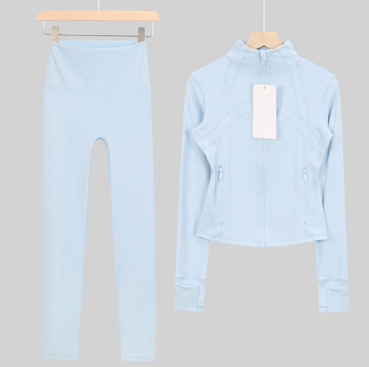 Light Blue Lulu- lemon Set